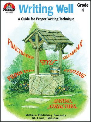cover image of Writing Well Grade 4